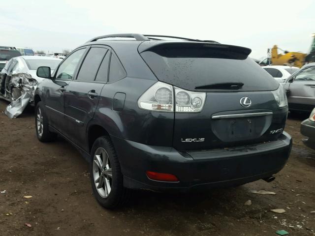 JTJHW31U372037124 - 2007 LEXUS RX 400H BLACK photo 3