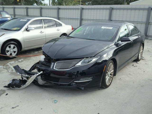 3LN6L2G99GR601382 - 2016 LINCOLN MKZ Սև լուսանկար 2