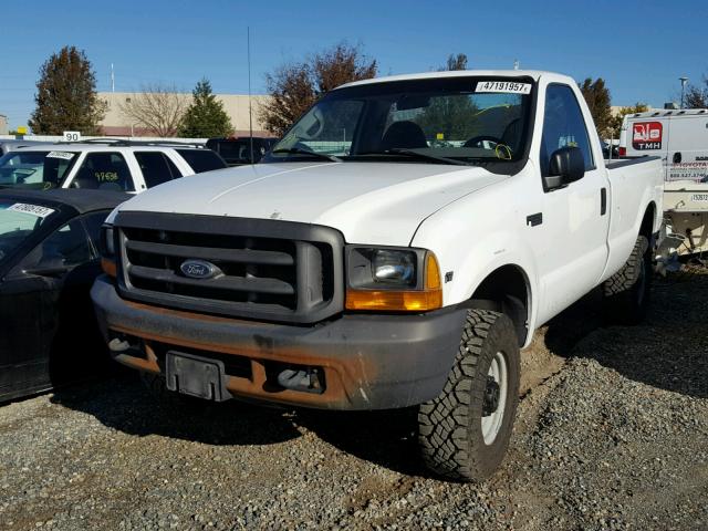 1FTNF21L5XEB05834 - 1999 FORD F250 SUPER WHITE photo 2