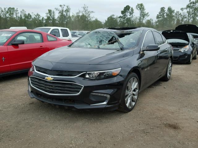 1G1ZH5SX9HF223954 - 2017 CHEVROLET MALIBU PRE 黑色 照片 2