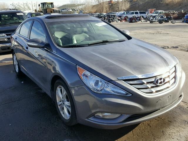 5NPEC4AC0BH185864 - 2011 HYUNDAI SONATA SE GRAY photo 1