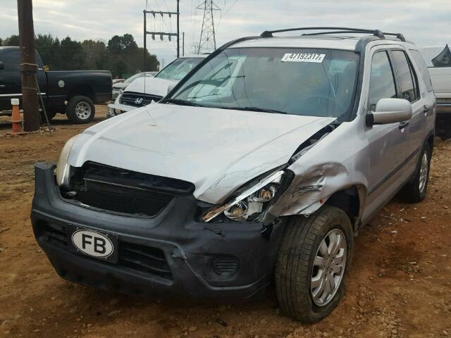 SHSRD78816U411117 - 2006 HONDA CR-V EX SILVER photo 2