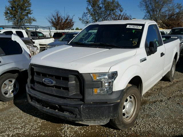 1FTMF1C80FKD71440 - 2015 FORD F150 WHITE photo 2