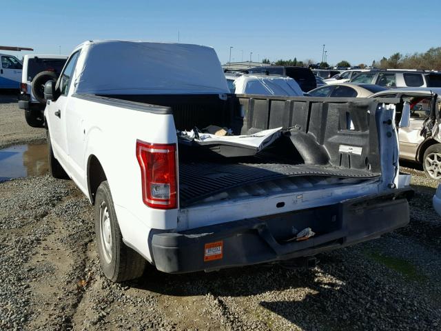 1FTMF1C80FKD71440 - 2015 FORD F150 WHITE photo 3