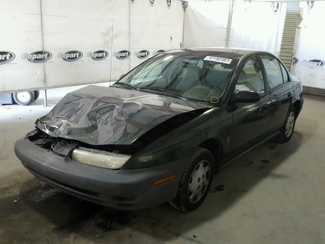 1G8ZH5288XZ210927 - 1999 SATURN SL1 GREEN photo 2