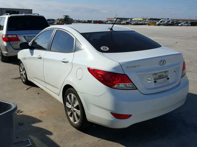 KMHCU4AE6DU576155 - 2013 HYUNDAI ACCENT GLS WHITE photo 3