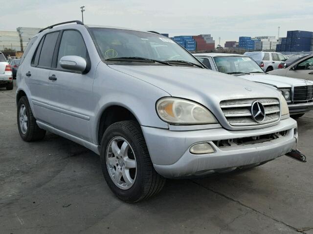 4JGAB57E74A495628 - 2004 MERCEDES-BENZ ML 350 SILVER photo 1