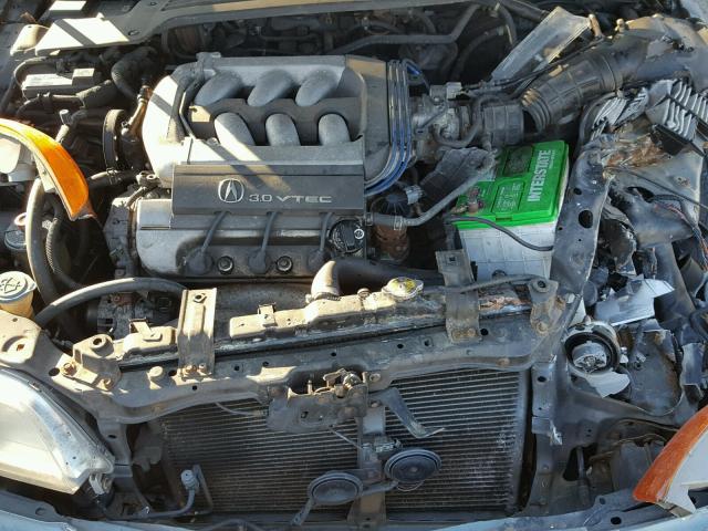19UYA2258WL005329 - 1998 ACURA 3.0CL Синьо-зелений фото 7