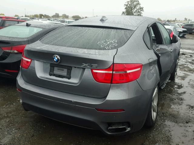 5UXFG83539LZ92401 - 2009 BMW X6 GRAY photo 4