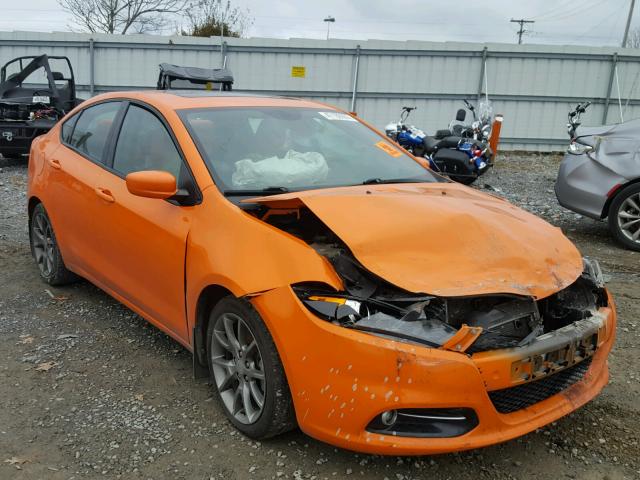 1C3CDFBB8ED677840 - 2014 DODGE DART SXT ORANGE photo 1