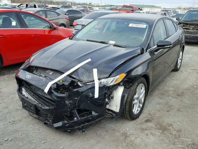 1FA6P0H70G5104384 - 2016 FORD FUSION SE BLACK photo 2