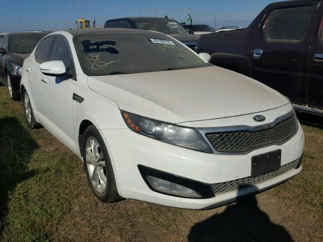 5XXGN4A70DG215367 - 2013 KIA OPTIMA EX WHITE photo 1