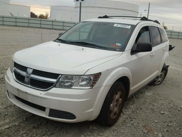 3D4GG47B99T515056 - 2009 DODGE JOURNEY SE WHITE photo 2