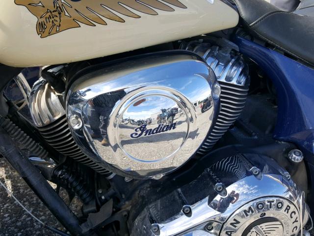 56KTCAAA7F3324565 - 2015 INDIAN MOTORCYCLE CO. CHIEFTAIN BLUE photo 7