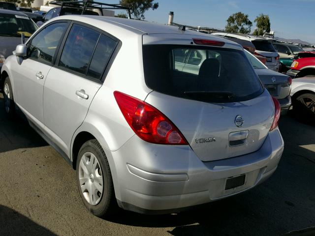 3N1BC1CP8BL486886 - 2011 NISSAN VERSA S SILVER photo 3