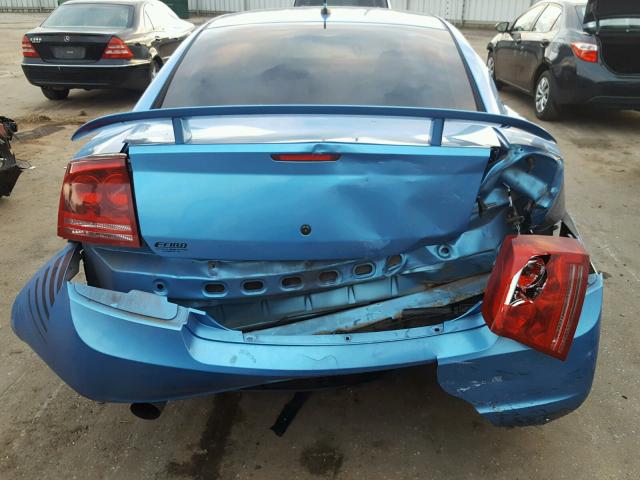 2B3LA73W08H164103 - 2008 DODGE CHARGER SR BLUE photo 9