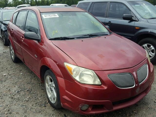 5Y2SL63825Z430328 - 2005 PONTIAC VIBE RED photo 1