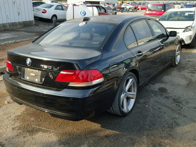 WBAHN83546DT61319 - 2006 BMW 750 LI BLACK photo 4