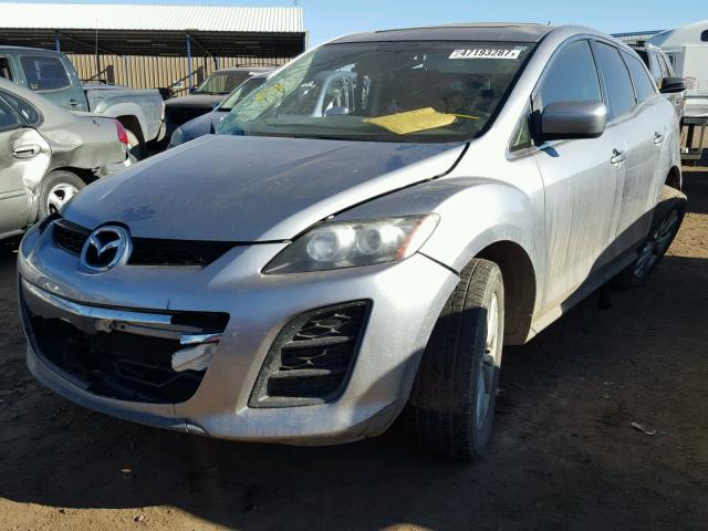 JM3ER4WL9A0303274 - 2010 MAZDA CX-7 SILVER photo 2