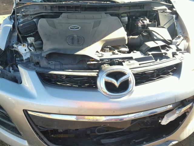 JM3ER4WL9A0303274 - 2010 MAZDA CX-7 SILVER photo 7