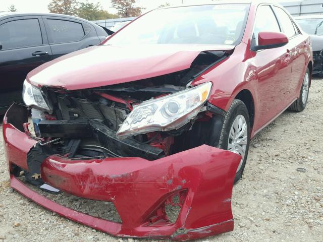 4T1BF1FK4CU576463 - 2012 TOYOTA CAMRY BASE RED photo 9