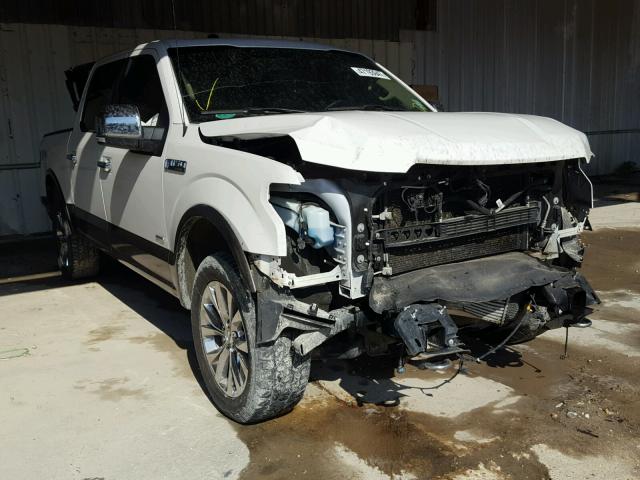 1FTEW1EG9GFC12421 - 2016 FORD F150 SUPER WHITE photo 1