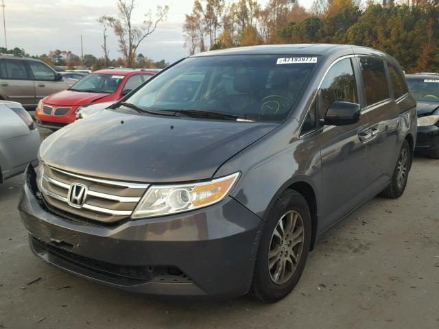 5FNRL5H68CB132188 - 2012 HONDA ODYSSEY EX CHARCOAL photo 2