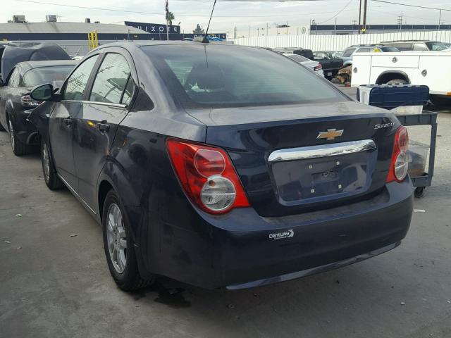 1G1JC5SG1F4170283 - 2015 CHEVROLET SONIC LT BLUE photo 3