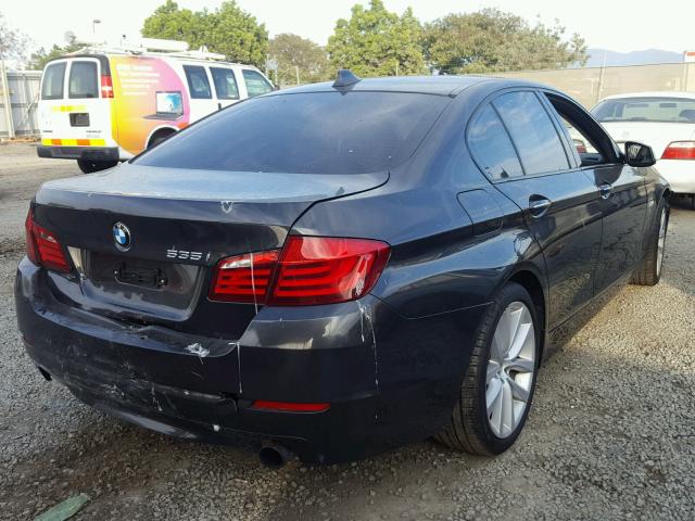 WBAFU7C59BC872335 - 2011 BMW 535 XI BLACK photo 4