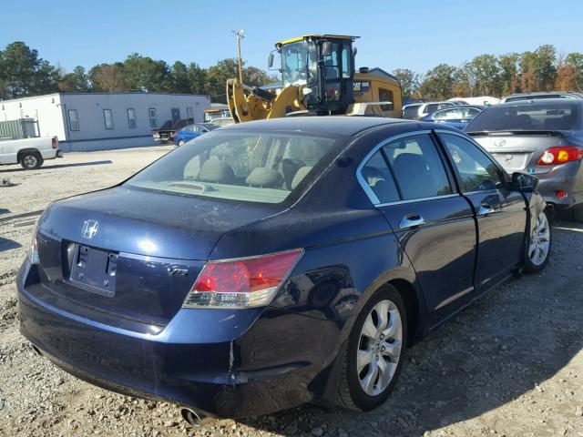 1HGCP36729A026056 - 2009 HONDA ACCORD EX BLUE photo 4