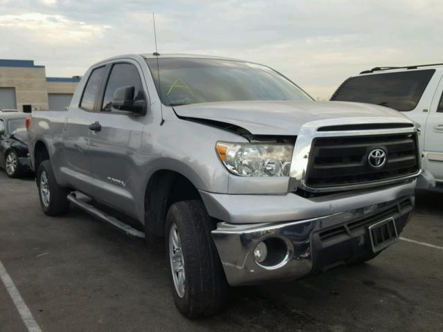 5TFRM5F15CX050476 - 2012 TOYOTA TUNDRA DOU SILVER photo 1