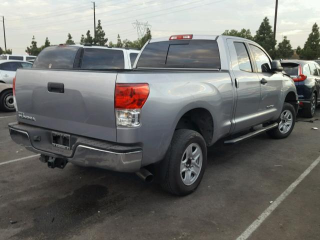 5TFRM5F15CX050476 - 2012 TOYOTA TUNDRA DOU SILVER photo 4