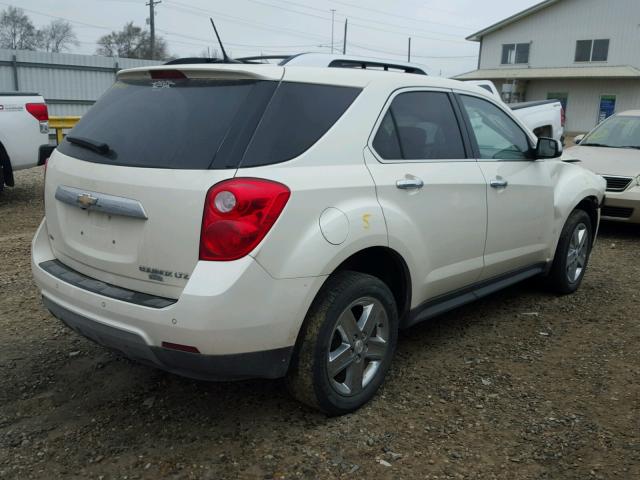 1GNFLHEK0EZ132132 - 2014 CHEVROLET EQUINOX LT WHITE photo 4