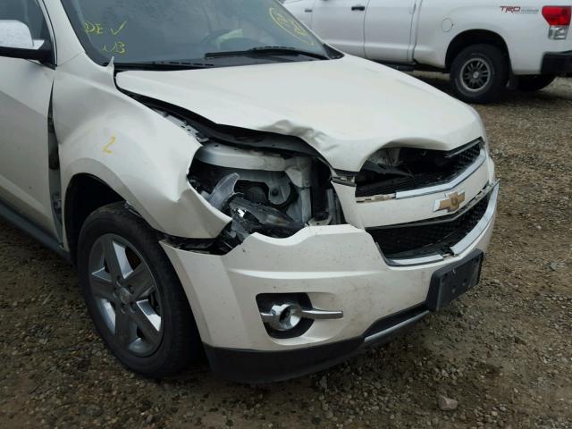 1GNFLHEK0EZ132132 - 2014 CHEVROLET EQUINOX LT WHITE photo 9