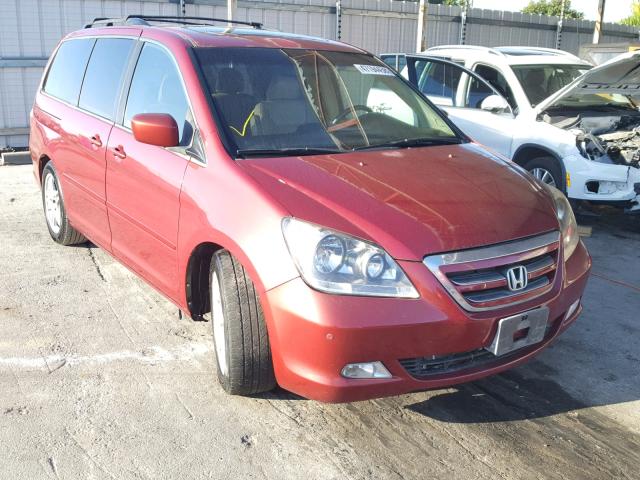 5FNRL38825B012167 - 2005 HONDA ODYSSEY TO RED photo 1