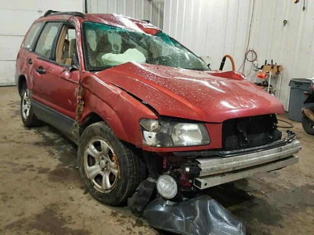 JF1SG63614H714868 - 2004 SUBARU FORESTER 2 RED photo 1