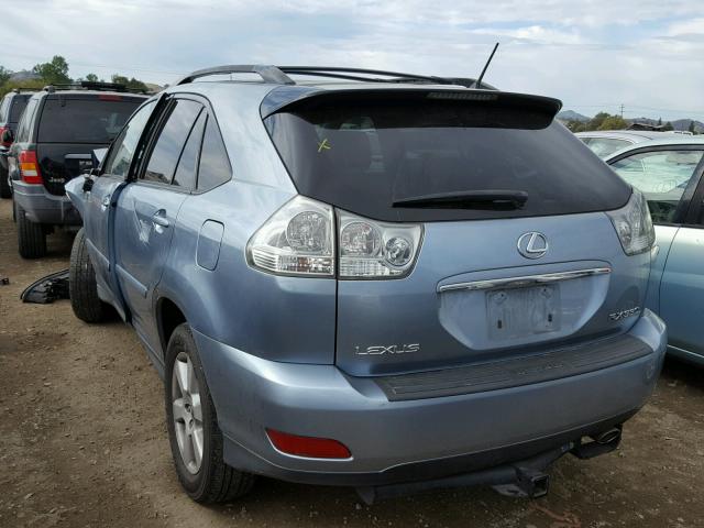 2T2HA31U76C101663 - 2006 LEXUS RX 330 BLUE photo 3