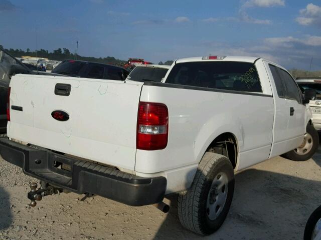 1FTVX12577NA39052 - 2007 FORD F150 WHITE photo 4