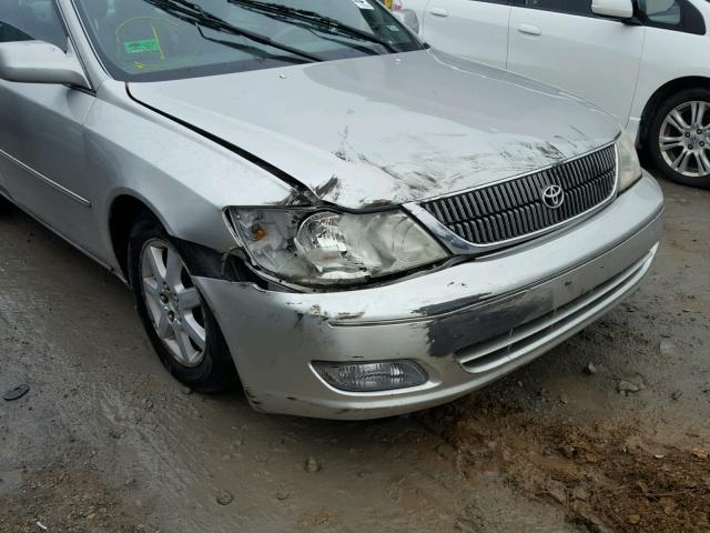 4T1BF28B31U135696 - 2001 TOYOTA AVALON XL SILVER photo 9