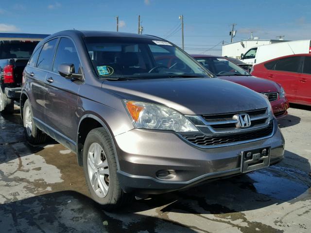 5J6RE3H7XBL017394 - 2011 HONDA CR-V EXL BROWN photo 1