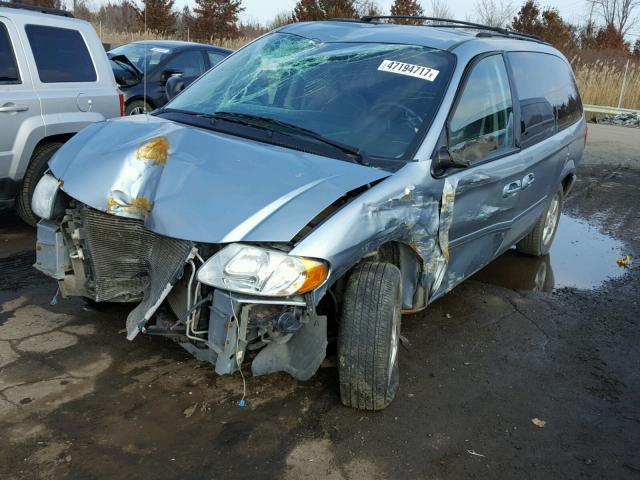 2D4GP44L86R892330 - 2006 DODGE GRAND CARA BLUE photo 2