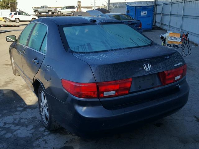 1HGCM56755A061379 - 2005 HONDA ACCORD EX GRAY photo 3