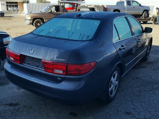 1HGCM56755A061379 - 2005 HONDA ACCORD EX GRAY photo 4