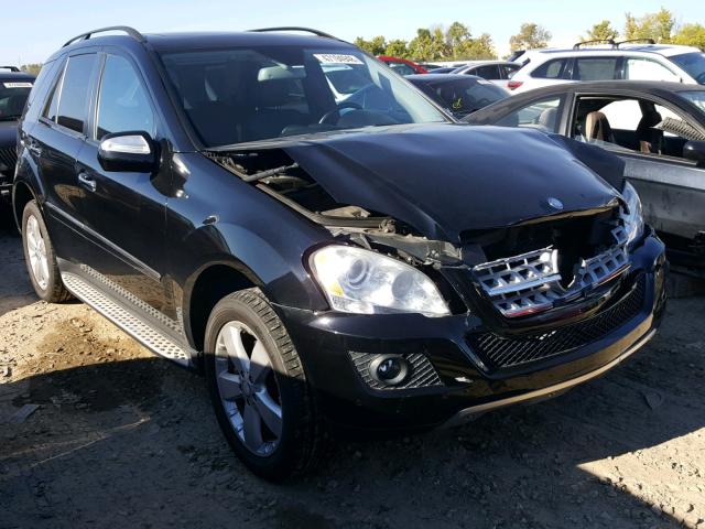 4JGBB86E29A514830 - 2009 MERCEDES-BENZ ML 350 BLACK photo 1