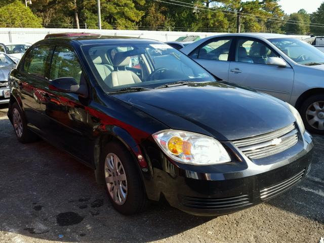 1G1AD5F50A7197195 - 2010 CHEVROLET COBALT 1LT BLACK photo 1