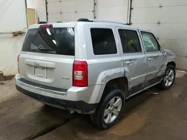 1J4NT4GB6BD182269 - 2011 JEEP PATRIOT LA SILVER photo 4