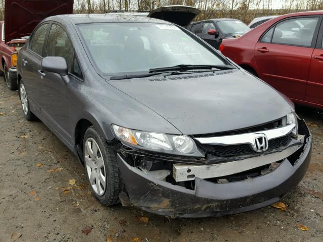 2HGFA1F5XAH524819 - 2010 HONDA CIVIC LX GRAY photo 1