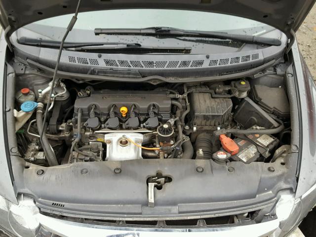 2HGFA1F5XAH524819 - 2010 HONDA CIVIC LX GRAY photo 7