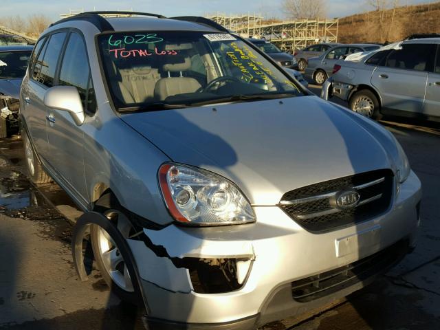 KNAFG526487154568 - 2008 KIA RONDO LX SILVER photo 1