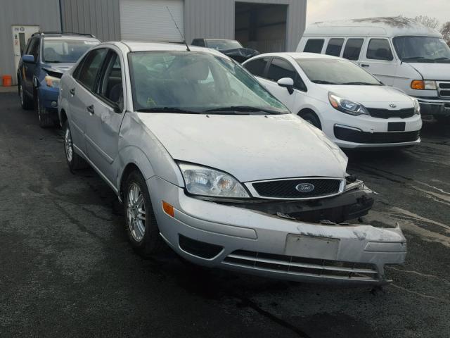 1FAFP34N07W182857 - 2007 FORD FOCUS ZX4 GRAY photo 1